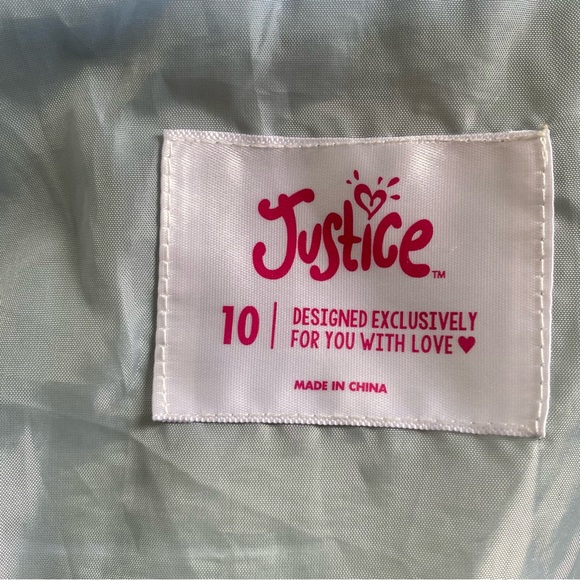 Justice Faux Leather Jacket - Picture 9 of 11